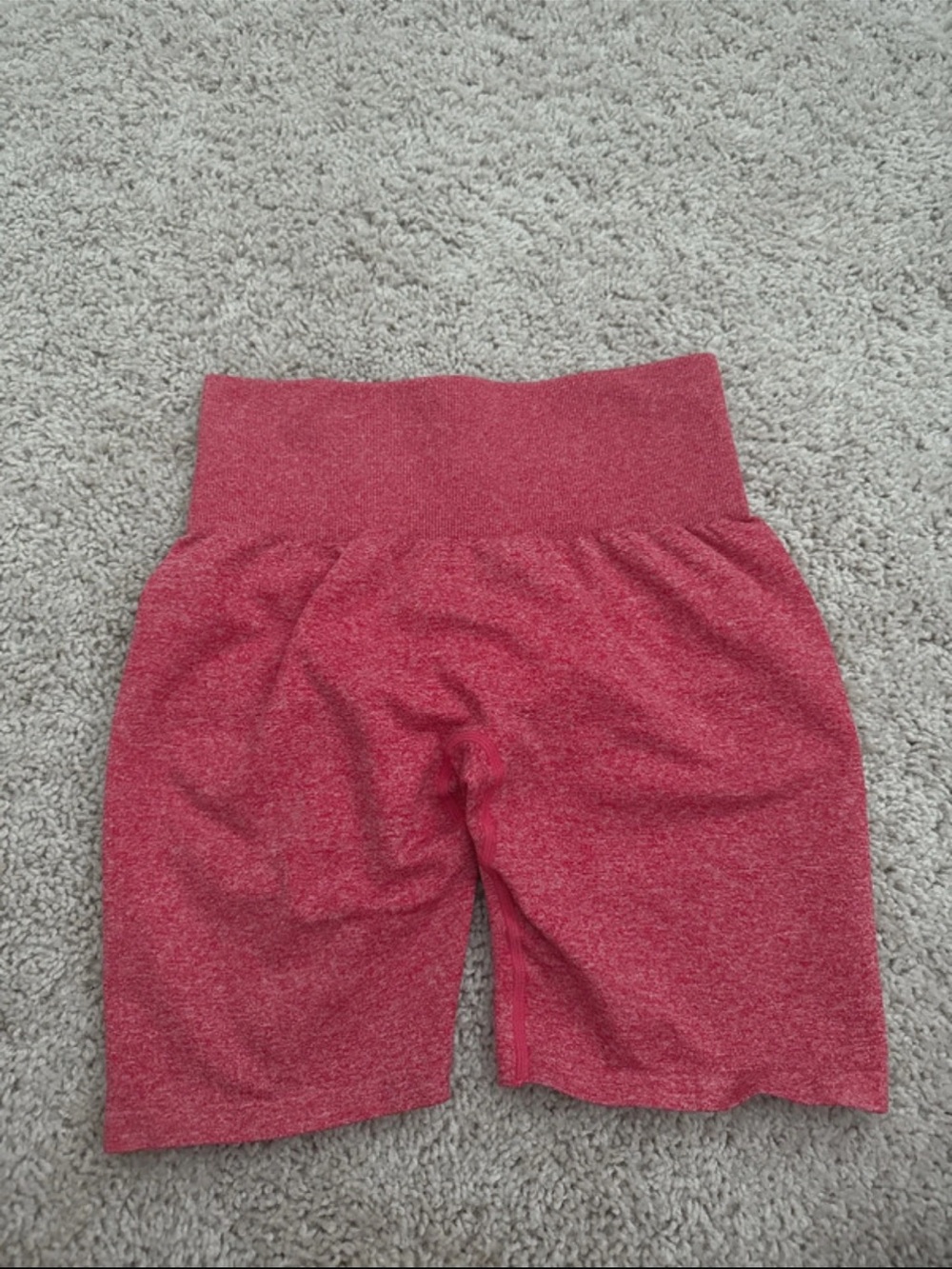 NVGTN High-Waist Seamless Red Bike Shorts